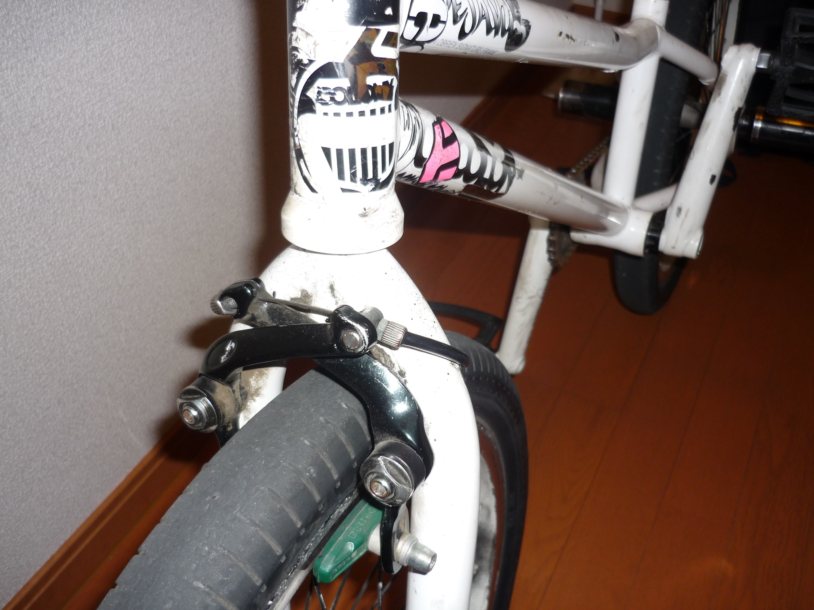 bmx front brake setup